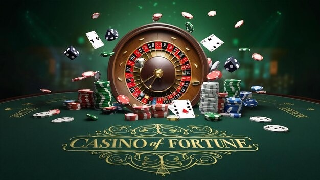 Live poker table at jari 4d with professional dealer and players